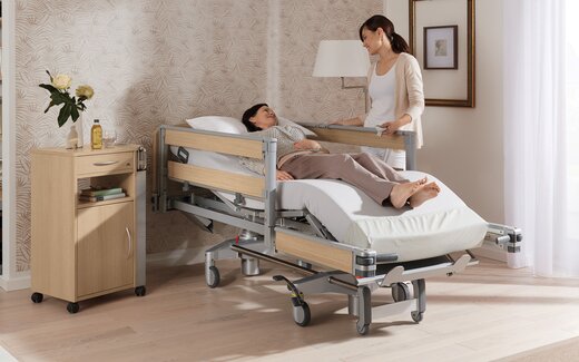 Pflegebett Vertica Homecare das Mobilisationsbett - mit Aufstehfunktion