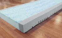 Pflegebettmatratze Sky-fit von Burmeier mit blauer...