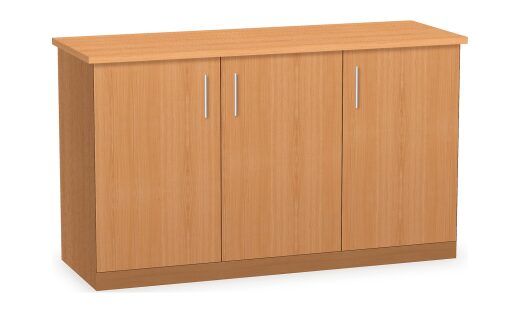 Darstellung: TV-Schrank Adrano 150 cm breit mit 3 Türen im Dekor Buche Natur