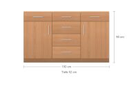 Darstellung: TV-Schrank Adrano 150 cm breit mit 2...